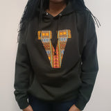 VICTORIA Black Hooded Sweater
