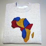 Colourful Everyday Sweater - Africa Map
