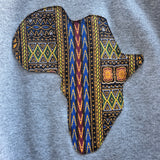 Vlisco Angelina Print Handstitched Africa Map Kids Sweater