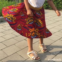 Colourful Girl's Skirt - Wax Print