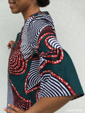 Colourful Top - African Wax Print