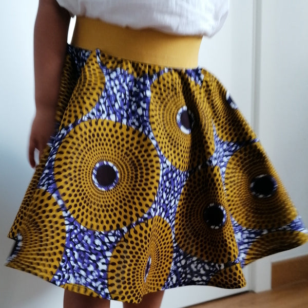 Colourful Girl's Skirt - wax print