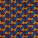 Colourful Vlisco Wax Fabric