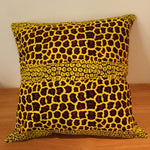 Colourful Decorative Cushion In Wax Print - Set of 2