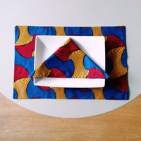 Colourful Placemats  - Cotton Wax African Print