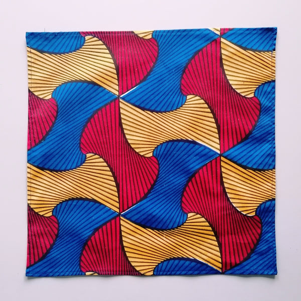 Colourful Napkins - Set of 4 - Cotton Wax African Print