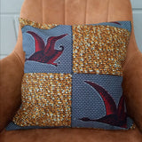 Colourful Decorative Cushion In Wax Print - Set of 2