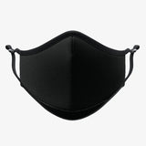 Black Reusable Mask - Adjustable Straps