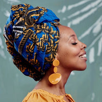 Colourful Headwrap/Turban - Wax African Print